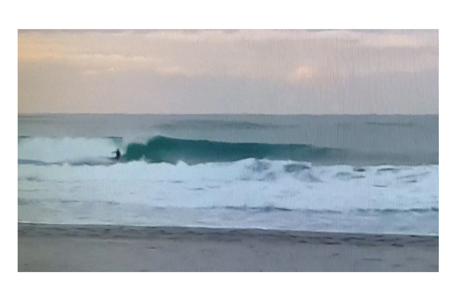 『いい波が続いています！』