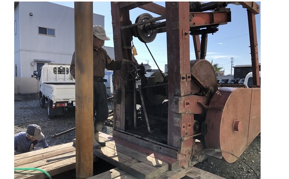 『井戸工事４０ｍ突破！』