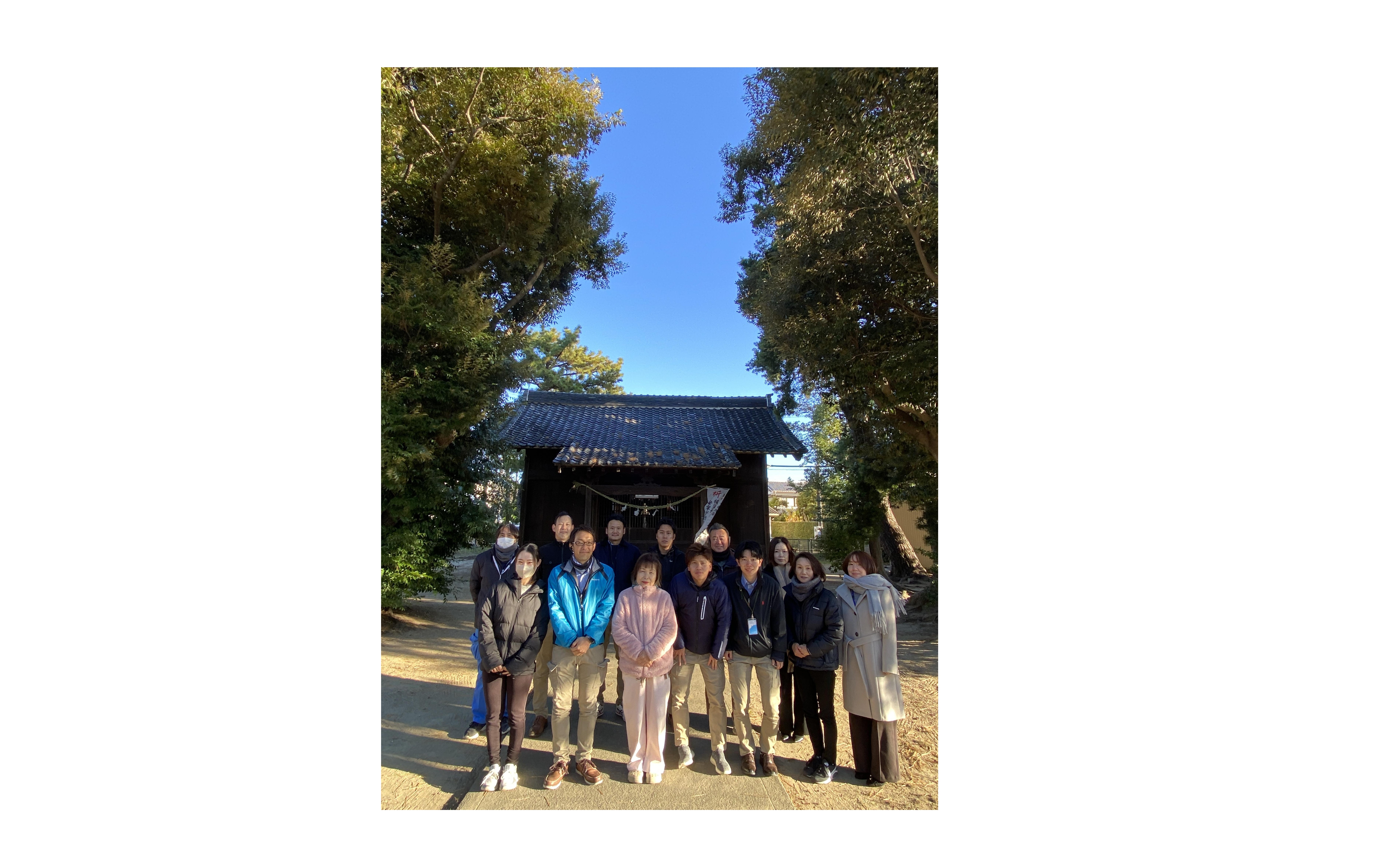 『朝礼の新年あいさつ』