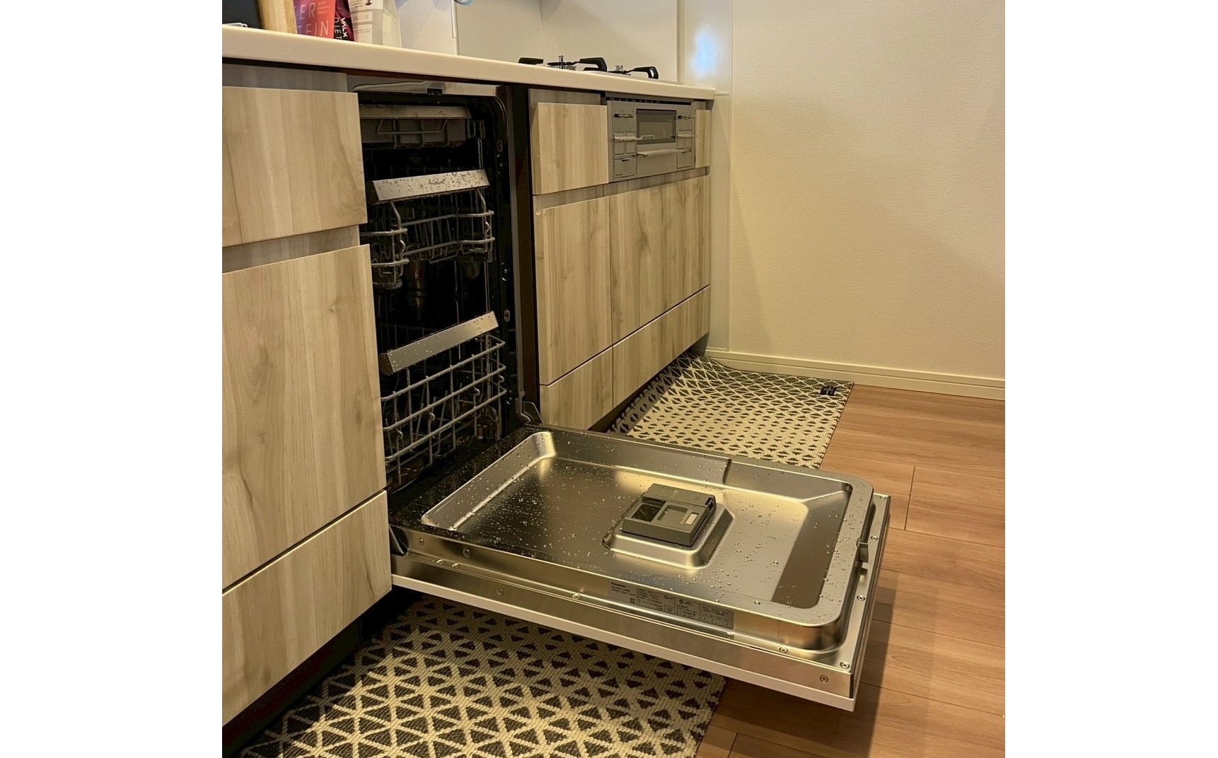 大容量！フロントオープンタイプの食洗機設置工事　浜松　リフォーム