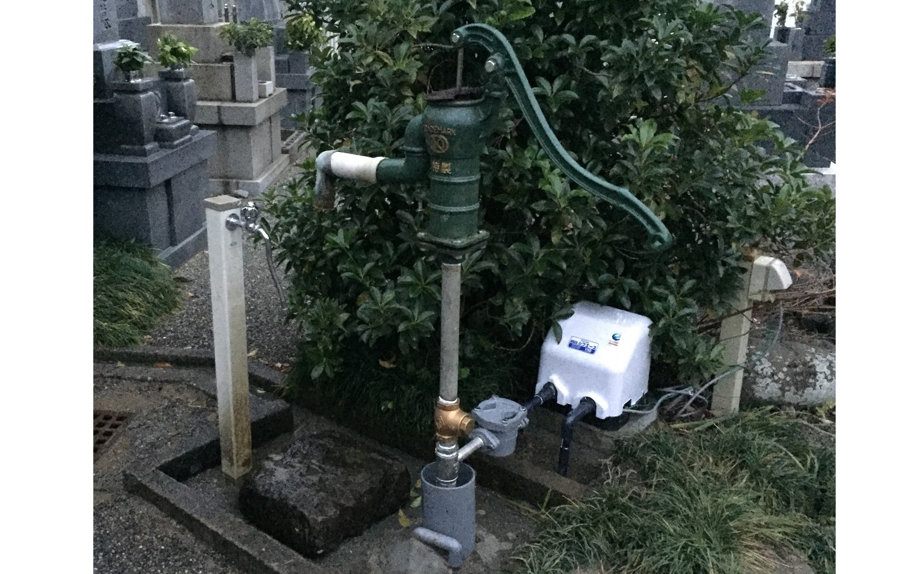 井戸打ち込み・井戸ポンプ取付工事