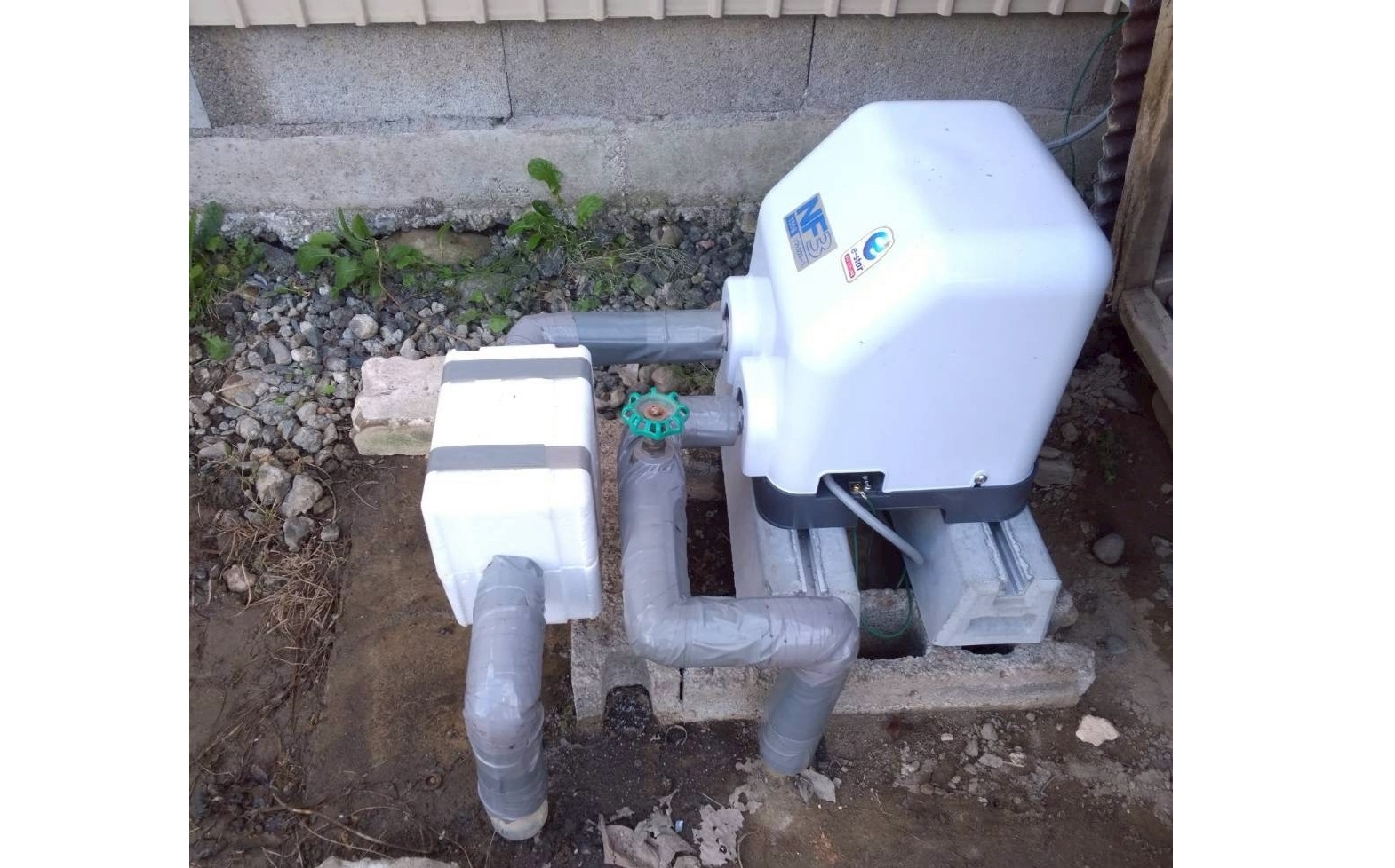 水圧が弱くなってしまった！！　井戸ポンプ取替工事　浜松　リフォーム