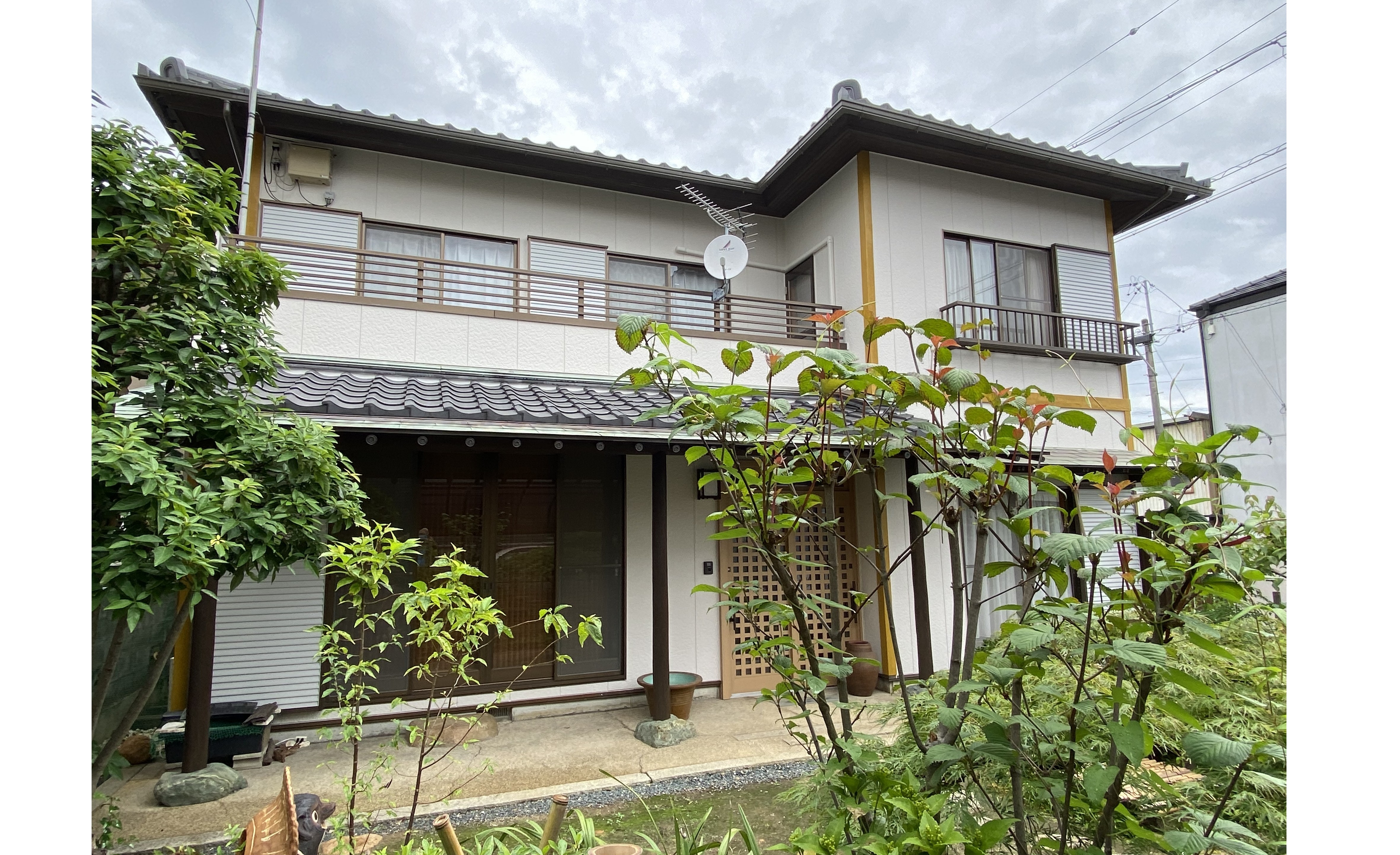 立派な日本家屋の外壁塗装 Suidobi株式会社 浜松市