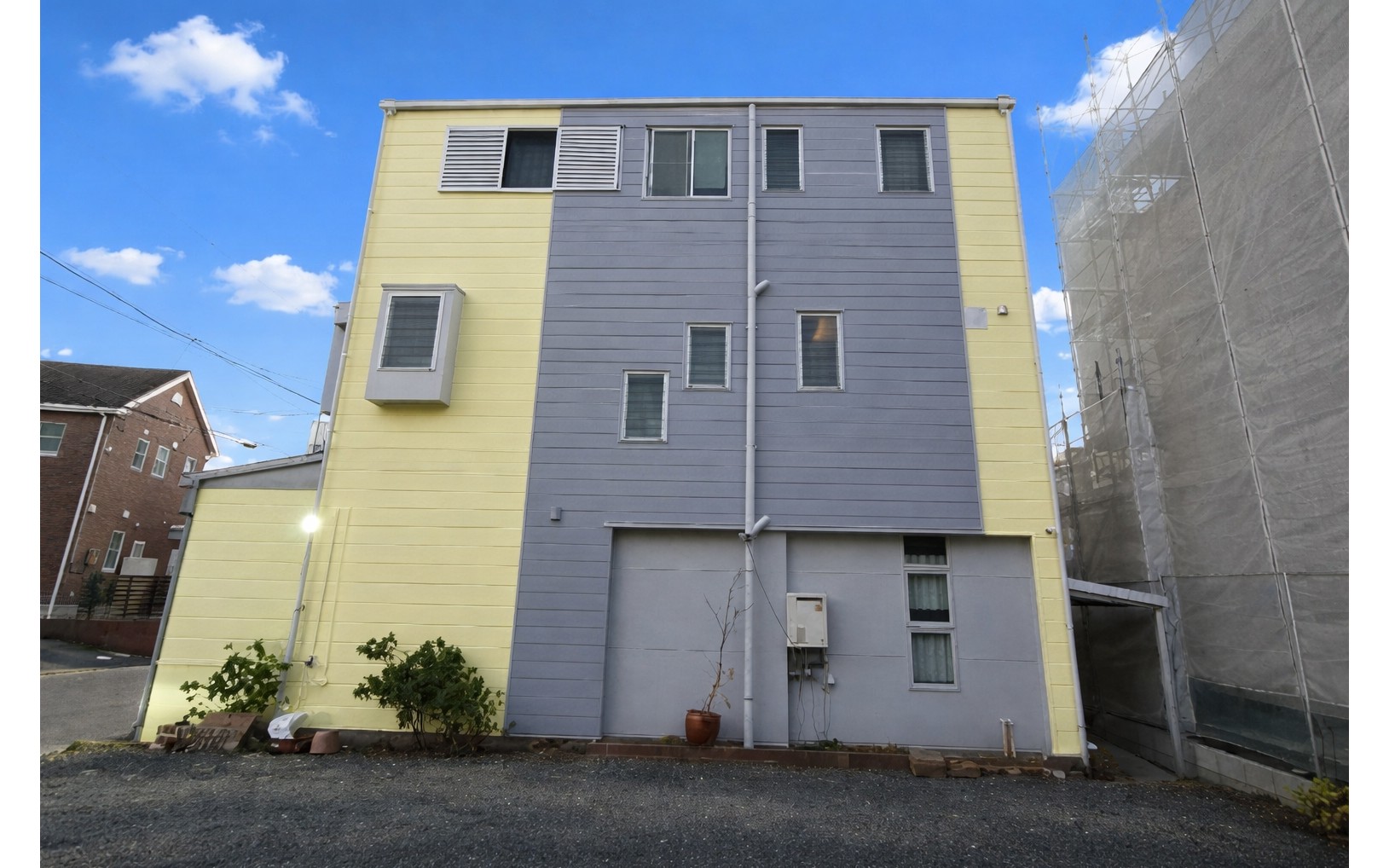 ツートンがオシャレな外壁メンテナンス工事　浜松　リフォーム